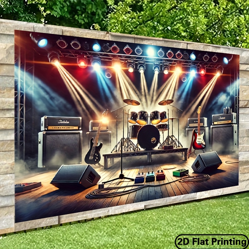 Photography Lighting And Backdrop - 2D Flat Alphabet String Lights Background