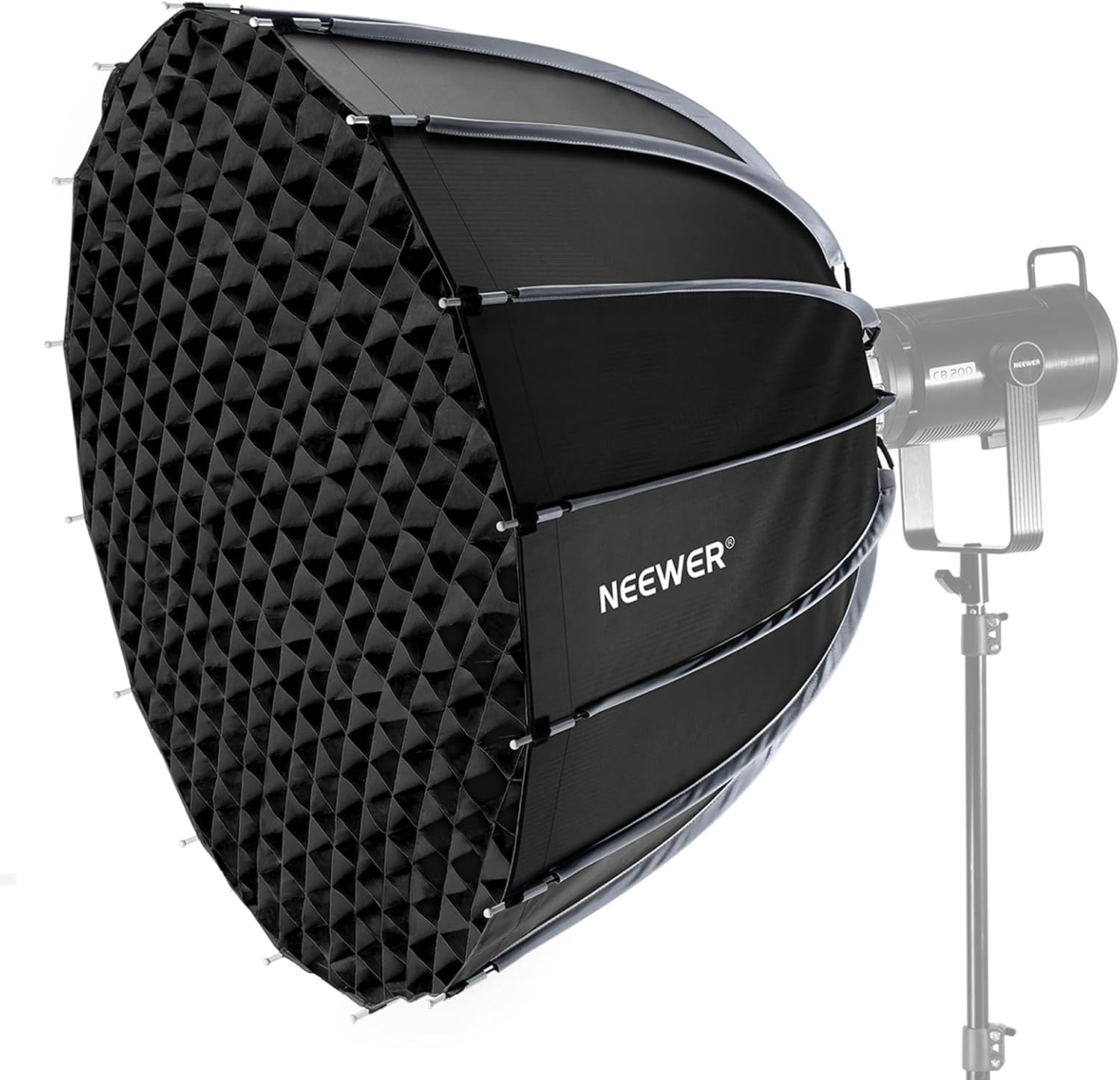 Photography Lighting Meter - Parabolic Softbox with Bowens Mount, 35.4-Inch