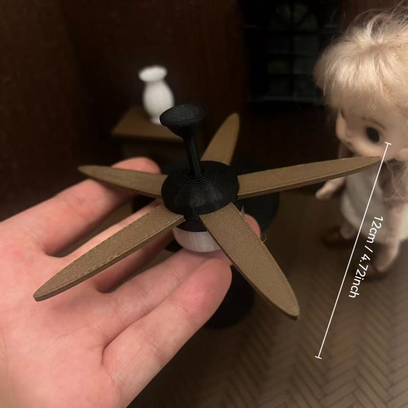 Photography Lighting Case - Miniature Ceiling Fan with LED Light