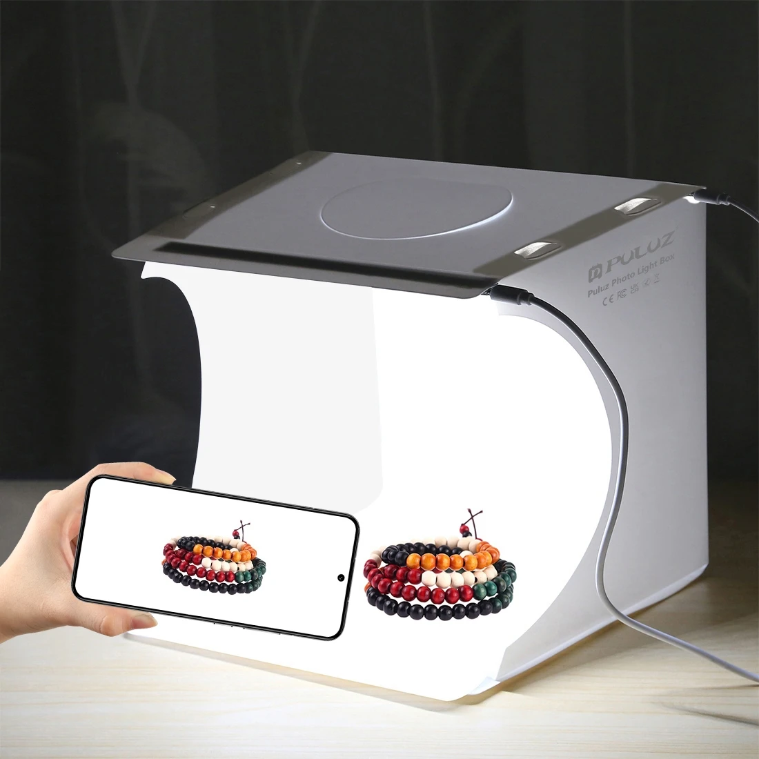PULUZ 20cm Mini 2 LED Panels F - огляд і ціна Photography Lighting Case