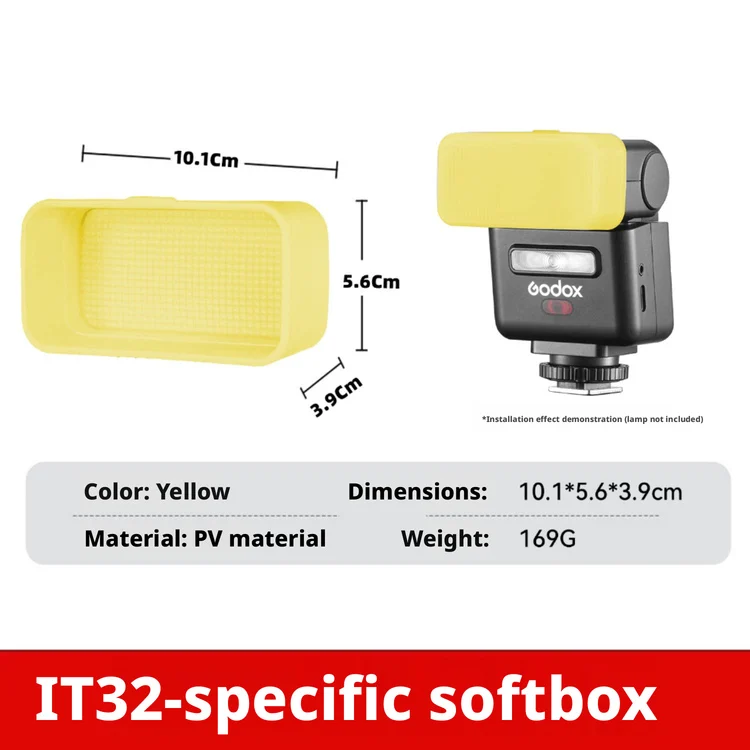 3‑Color Flash Diffuser Cover f - огляд і ціна Photography Lighting Godox