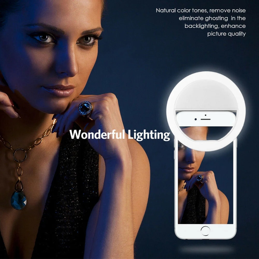 USB Rechargeable LED Selfie Ri - огляд і ціна Photography Lighting Indoor