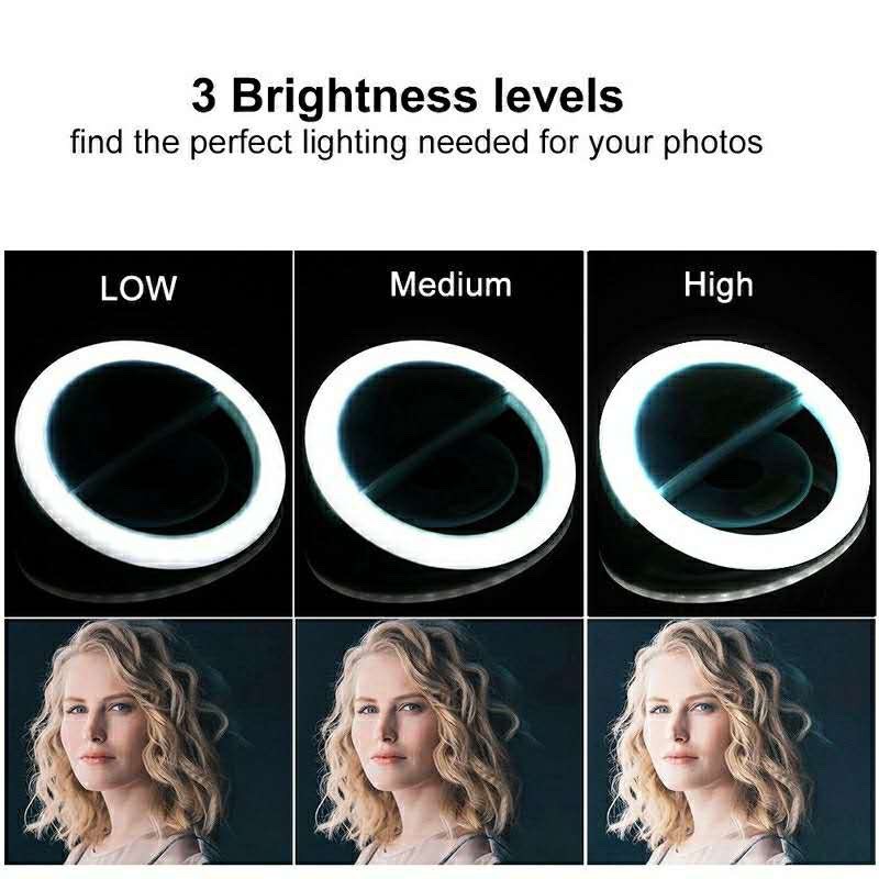 LED Selfie Ring Light 3 Level  - огляд і ціна Photography Lighting Indoor