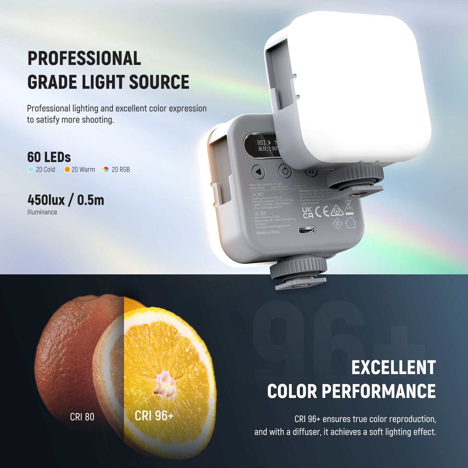 NEEWER Basic Magnetic RGB Vide - огляд і ціна Photography Lighting Basics