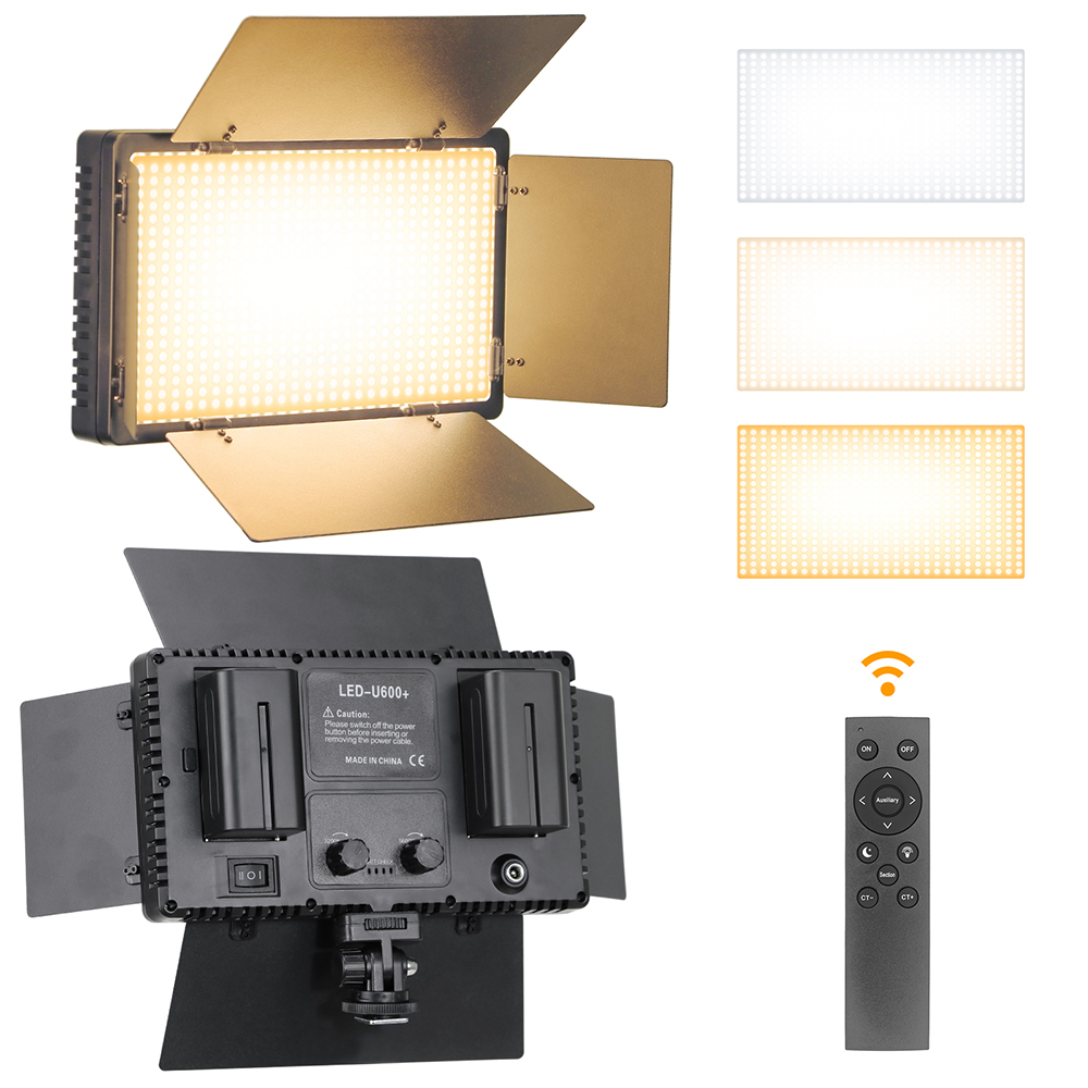 U800 600 LED Video Panel Light - огляд і ціна Photography Led Lighting Kit
