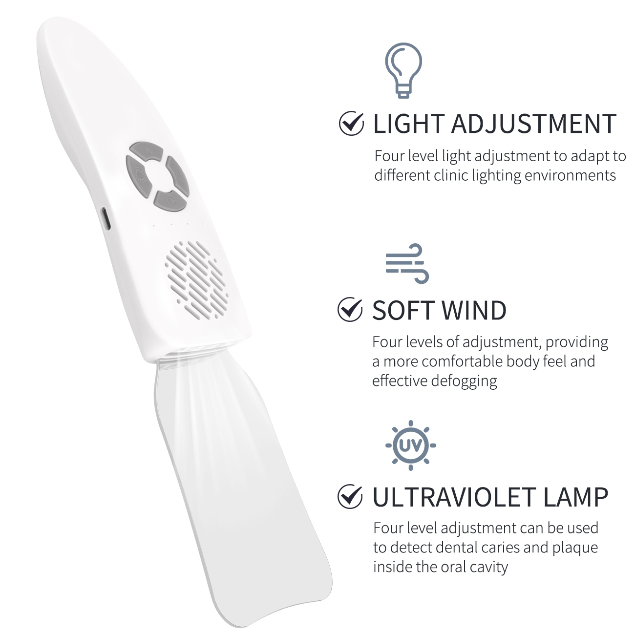 Dental Anti-Fog Mirrors Kit Mi - огляд і ціна Photography Led Lighting Kit
