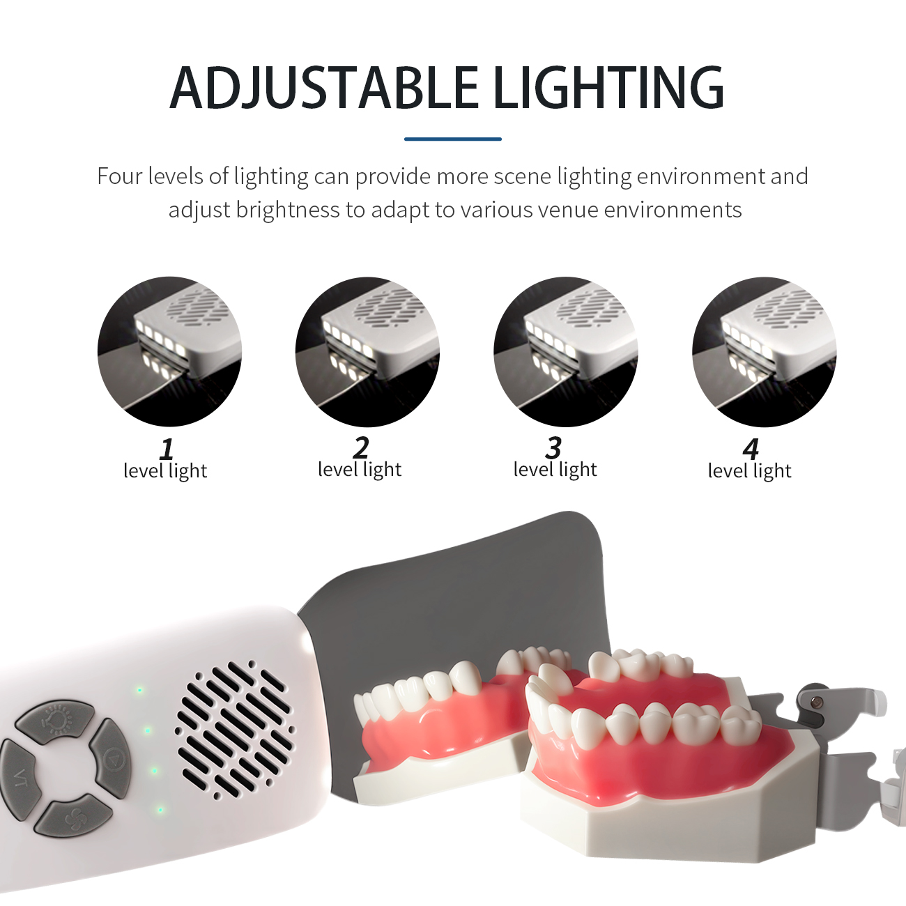 Dental Anti-Fog Mirrors Kit Mi - огляд і ціна Photography Led Lighting Kit