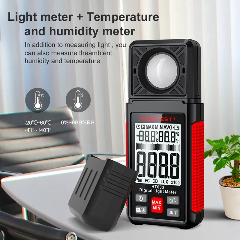 HT603 Digital Lux Meter 0~200, - огляд і ціна Photography Lighting Indoor