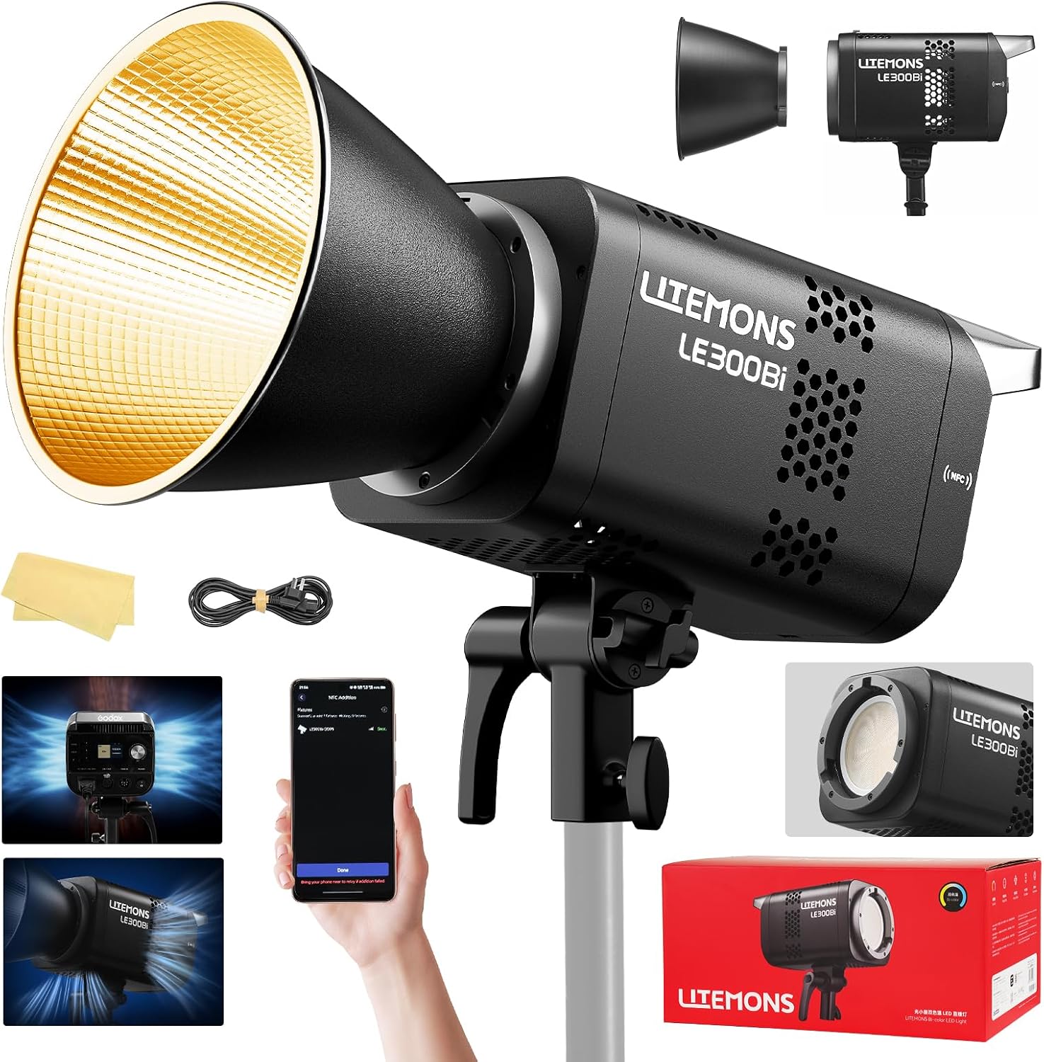 RGB LED Video Lighting Kit, 3- - огляд і ціна Photography Led Lighting Kit