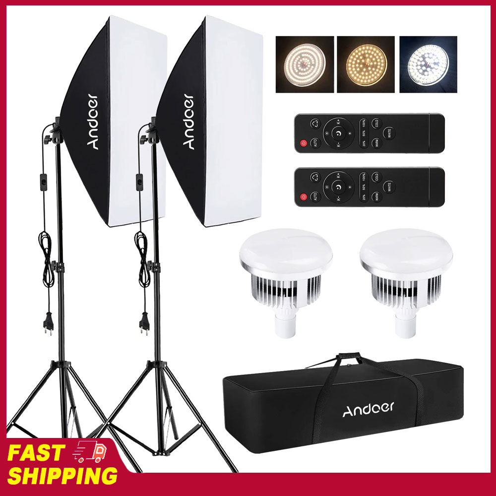 Andoer Softbox Lighting Set St - огляд і ціна Photography Led Lighting Kit