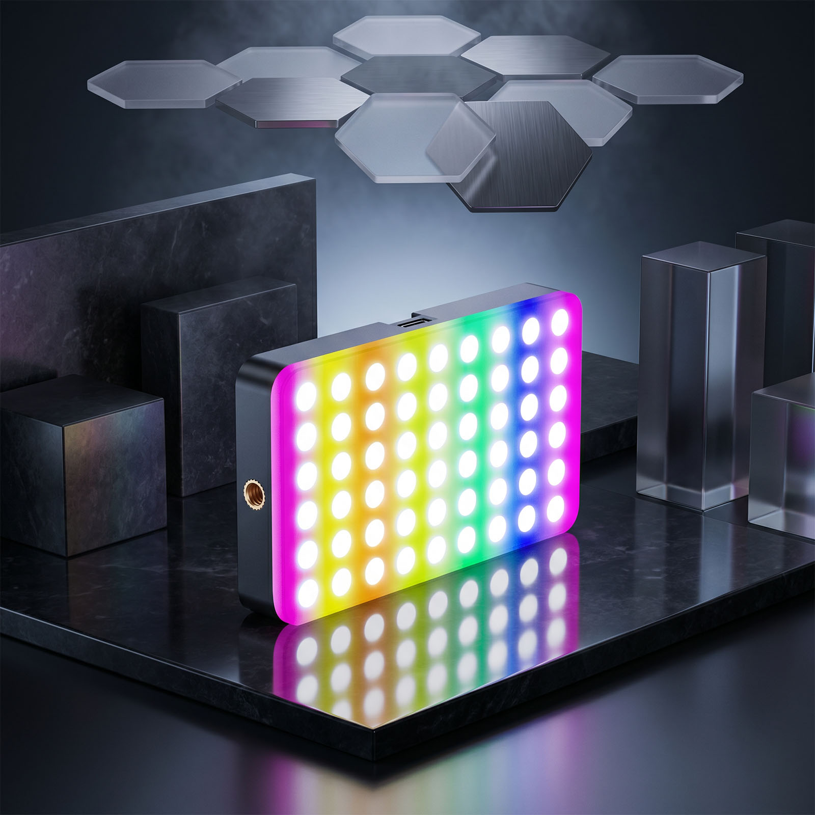6.5W RGB LED Video Light 2700K - огляд і ціна Photography Types Of Lighting