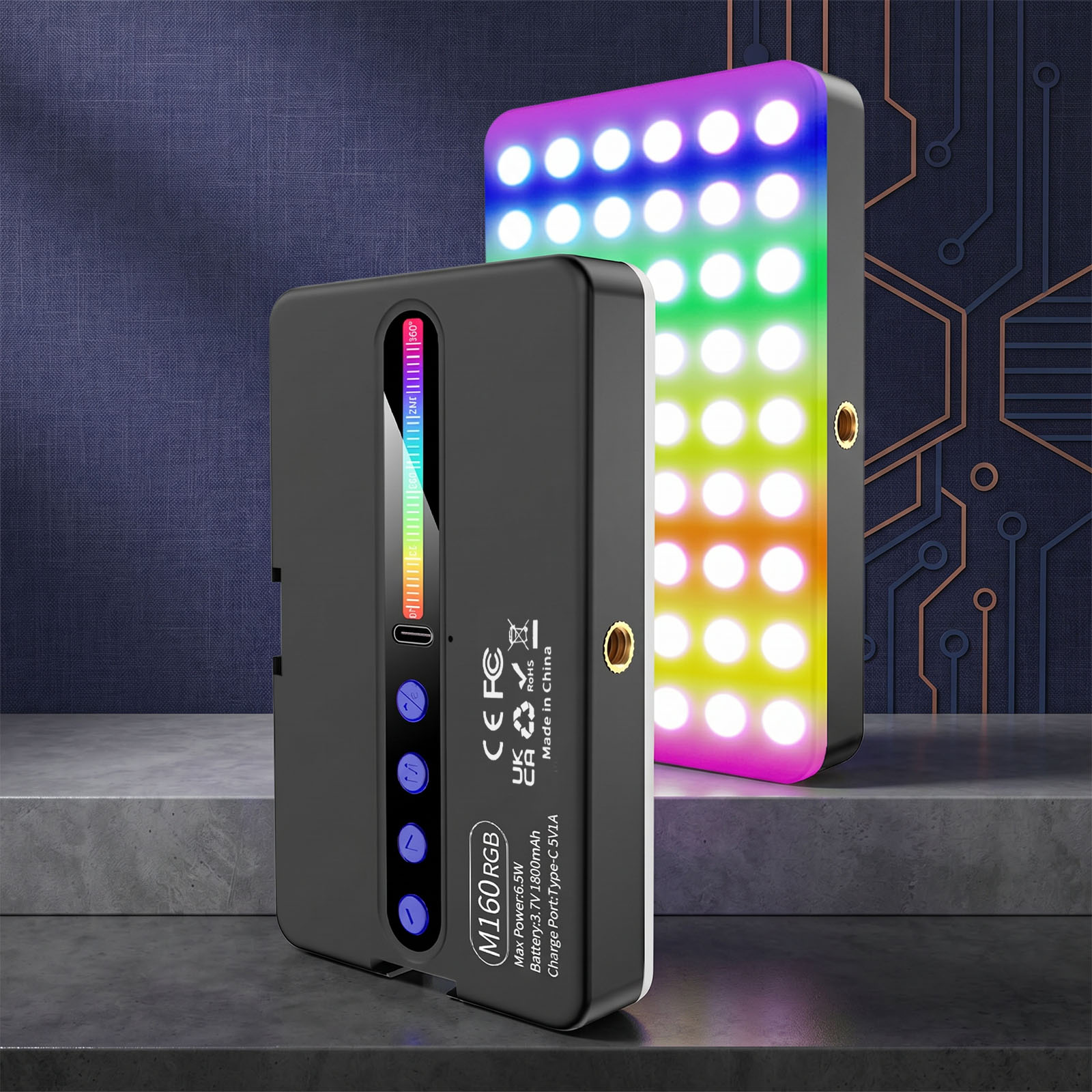 6.5W RGB LED Video Light 2700K - огляд і ціна Photography Types Of Lighting